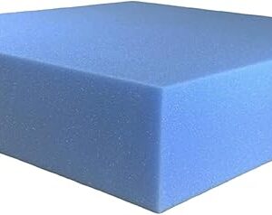 Brillars® High Density Blue Upholstery Foam – Perfect for Chairs, Stool and Sofas Replacement Cushion Thick Padding Supportive and Comfortable