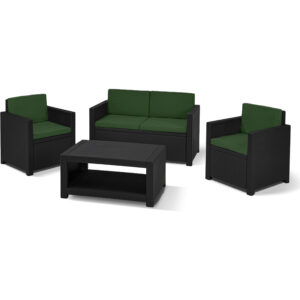 Replacement Cushion & Pillow Set for Keter California Armchair 2Pcs
